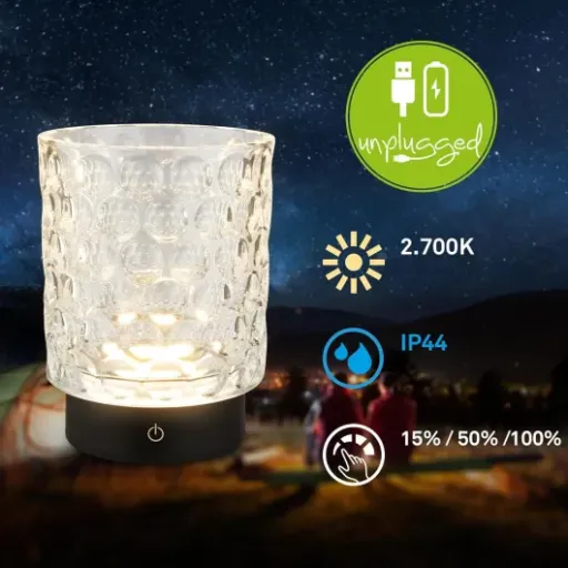 Test Briloner Lampe de table LED sans fil : petite lampe d’appoint simple mais pratique