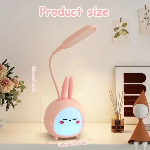 Test Lampe de Bureau LED Lapin Rose : mignonne, pas chère… mais clairement pas costaude