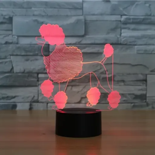 Test veilleuse LED caniche 3D : gadget mignon qui fait le job pour la chambre des enfants