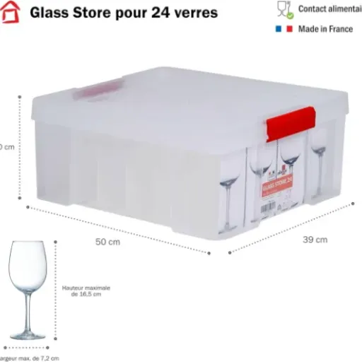 Test Sundis Glass Store (lot de 3) : des boîtes à verres pratiques mais avec des limites