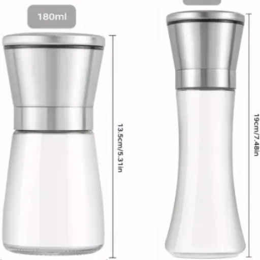 Test Lot de 2 moulins à sel et à poivre 180 ml : simples, pas chers et ils font le boulot