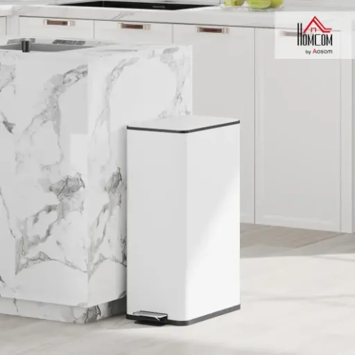 Test HOMCOM Poubelle à pédale 20L : la petite poubelle qui fait le job sans prise de tête