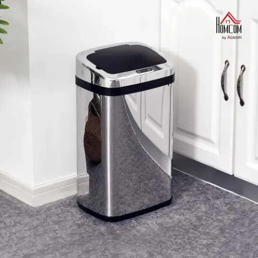 Test HOMCOM Poubelle automatique 30L : la poubelle qui ouvre le couvercle à ta place (et c’est déjà pas mal)