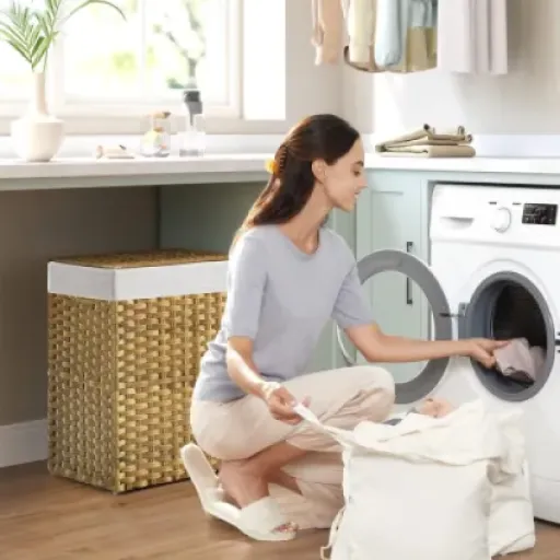 Test SONGMICS Panier à Linge 90L : le bac de tri qui fait enfin un peu de ménage visuel