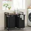 Test VASAGLE Panier à Linge 2 Compartiments : le meuble de tri qui range (un peu) ta buanderie