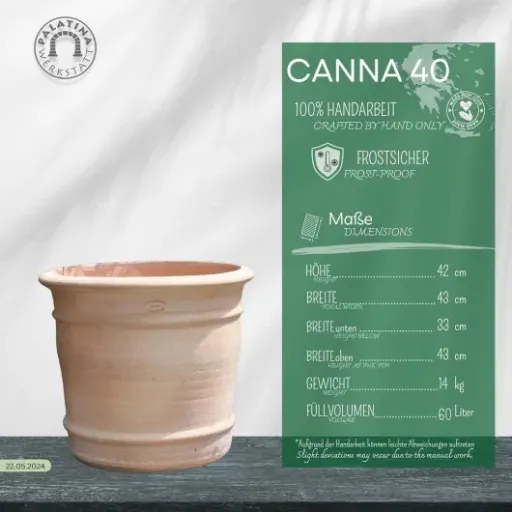 Test Palatina Canna 40 cm : le gros pot en terre cuite qui fait le job sans chichi