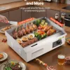 Test VEVOR Plancha Électrique 3200 W : une grosse plaque qui chauffe fort, mais pas sans défauts