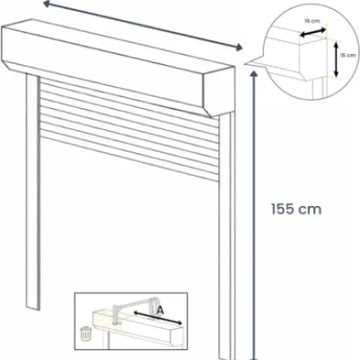 Test Volet Roulant Electrique Filaire AvosDim 155 x 120 : le volet rénovation qui fait le job sans prise de tête