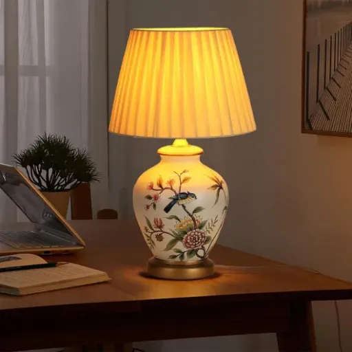Test Lampe de Table Vintage en Céramique HvKvHvY : une lampe déco qui fait le job sans trop de chichis