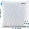 Test NOFFA Oreillers Mémoire de Forme 56x56 : grands coussins fermes qui tiennent bien la nuque