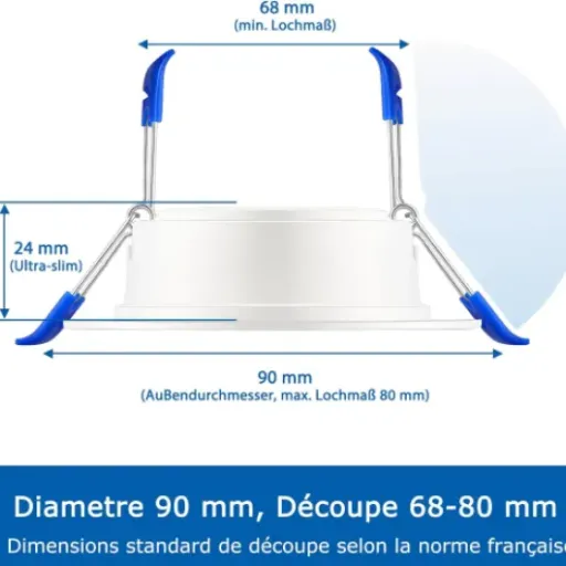 Test ZIZZLER Spots LED encastrables (lot de 40) : le pack massif pour éclairer toute la maison sans se ruiner