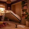 Comment choisir un lit escamotable avec bibliothèque pour sublimer une petite chambre