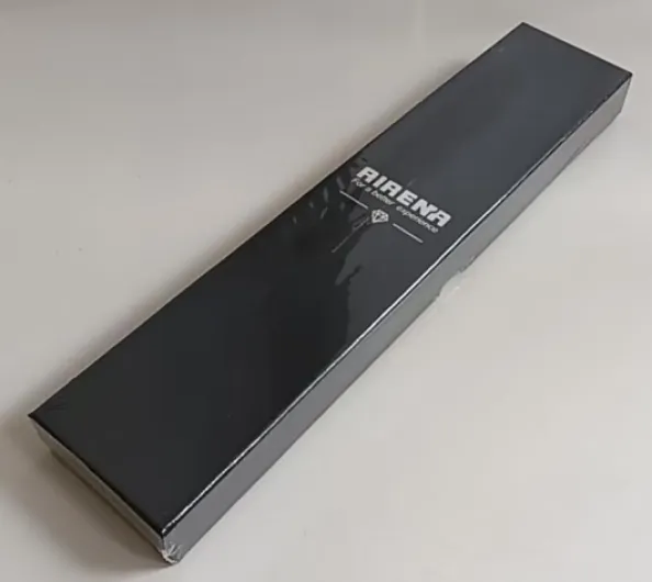 Couteau Japonais Santoku, 7"Couteaux de Cuisine Professionnels - Acier Inoxydable Allemand Carbone - Lame de Extra Tranchante - Manche Ergonomique - pour la Cuisine à Domicile et Le Restaurant 18 cm