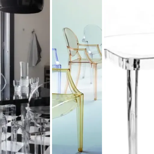 Top Chaises transparentes
