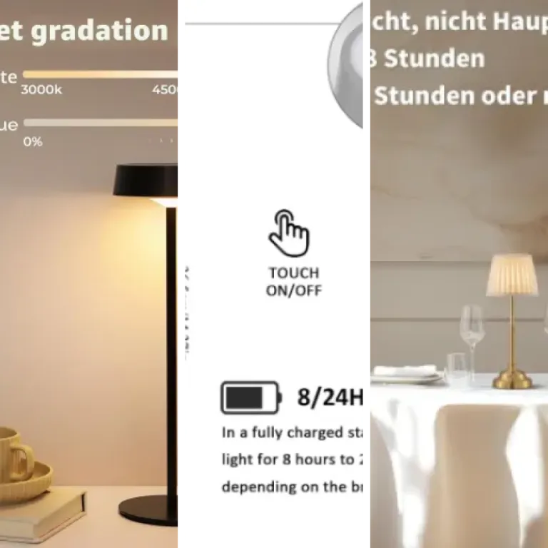 Classement des 6 meilleurs lampes de table LED (2026)