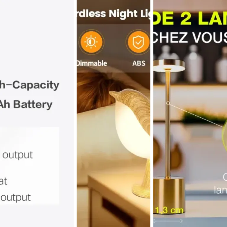 Top 3 des meilleurs lampes sans fil tactiles (2026)